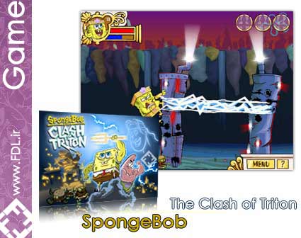 SpongeBob and The Clash of Triton PC Game - بازی باب اسفنجی و دوستان